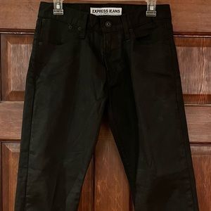 Men’s Express Black Jeans Slim Fit Straight Leg